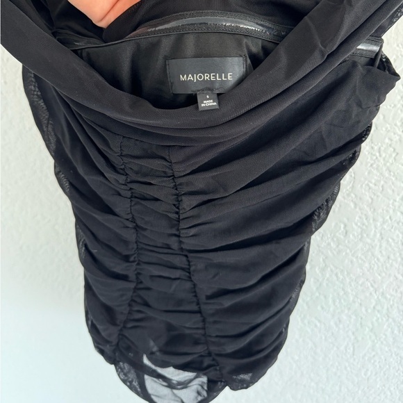 MAJORELLE Cara Top in Black - Picture 3 of 5